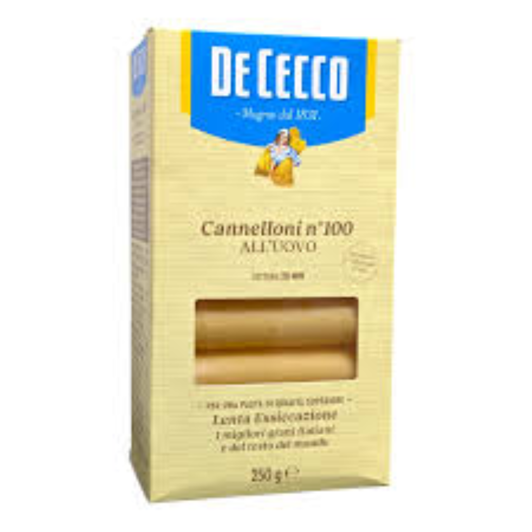 DE CECCO CANNELLONI ALL'UOVO NO.100 250G
